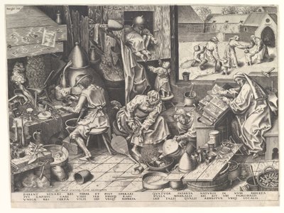 The Alchemist by Philip Galle